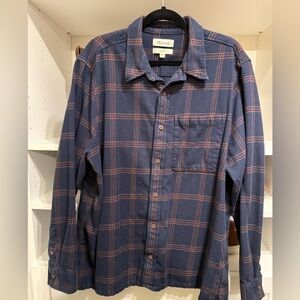 Madewell Easy Shirt Brushed Flannel